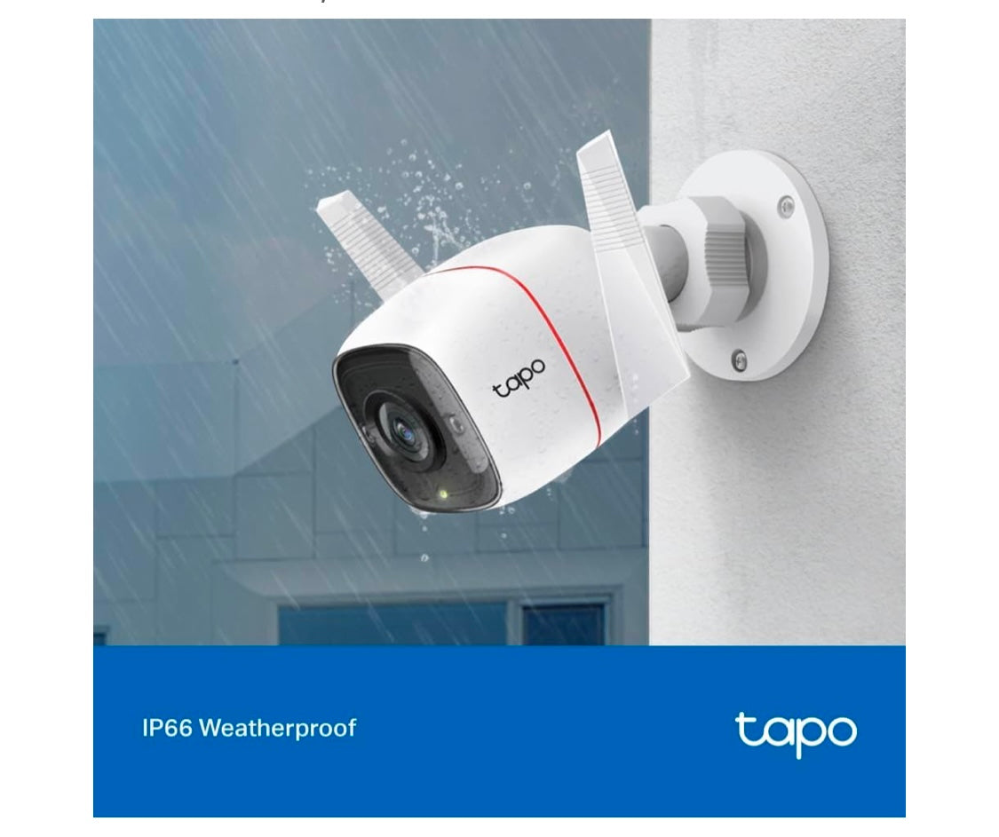 Tapo pack 2 Caméras Wifi de surveillance extérieure 2K 360 iOS/Androïd -20.000F