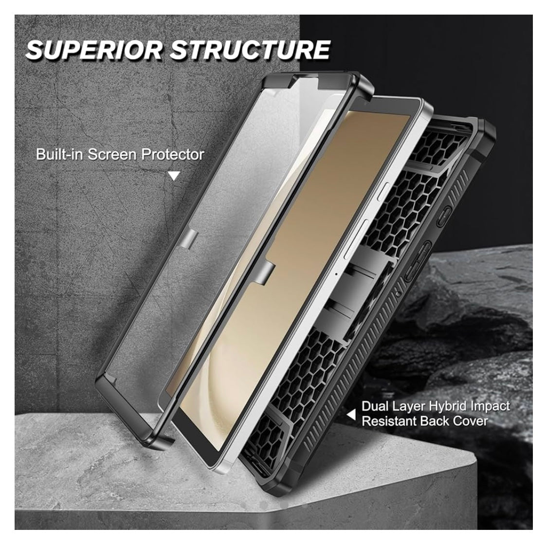 Coque hybride Galaxy Tab A9 (8.7 pouces) -5.000F