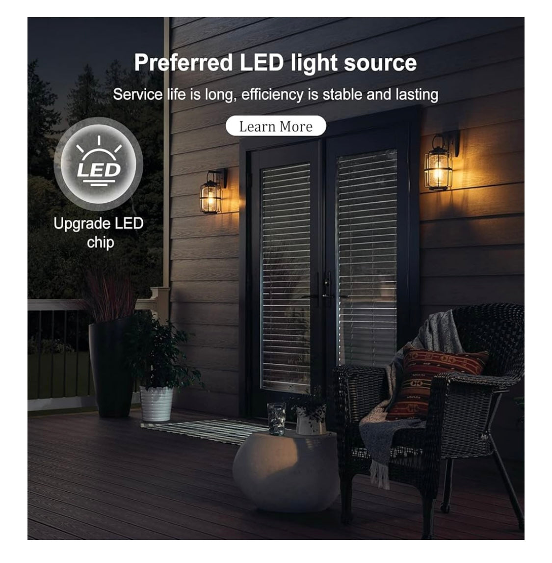 Ampoule 15w à détecteur de mouvements (blanc chaud) E27 -5.000F