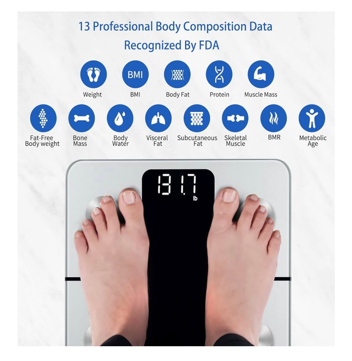 Balance Pèse-personne Connecté santé Vitafit  -5.000F