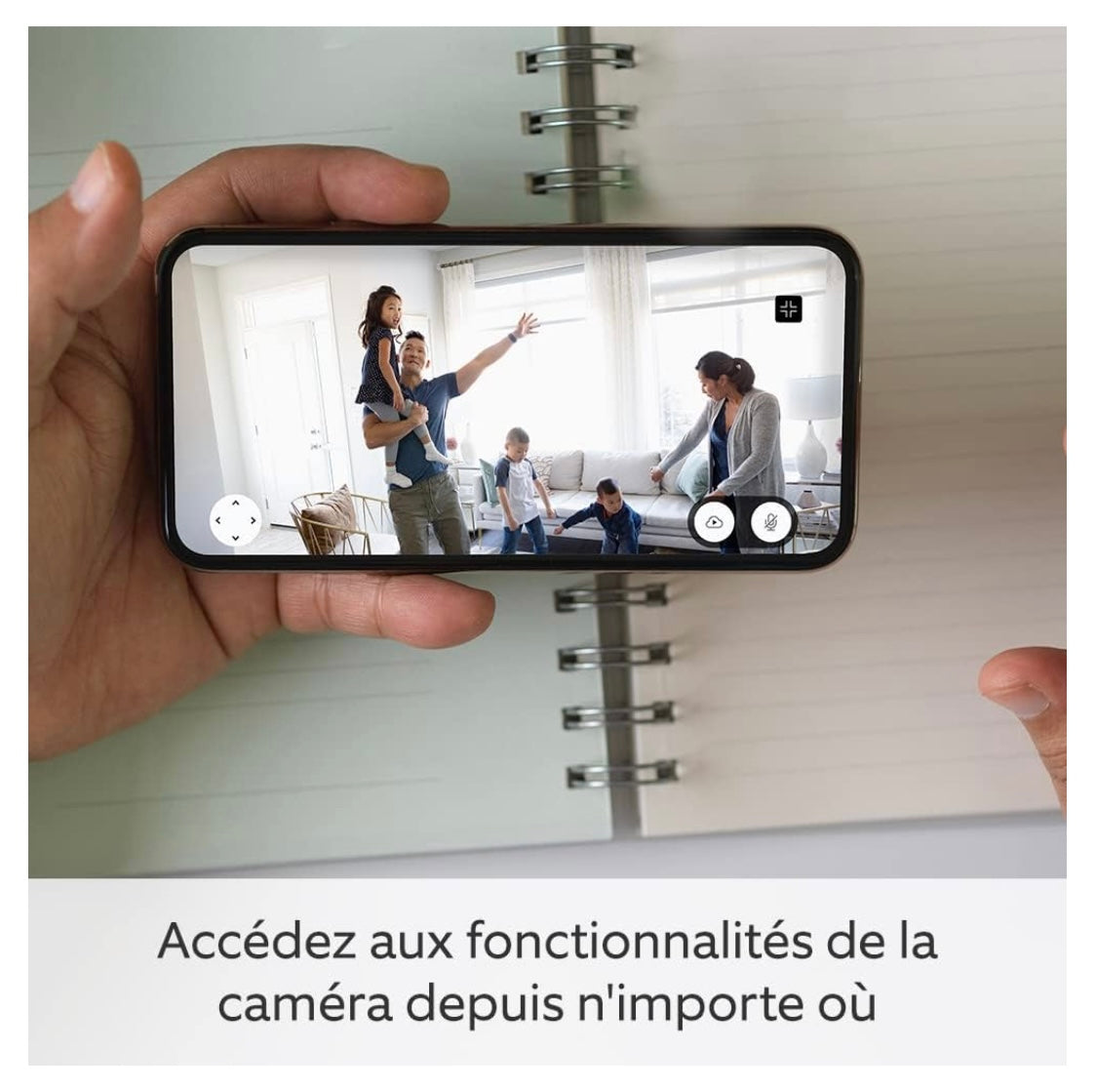 Blink mini Pan-tilt Caméra Wifi de surveillance intérieure avec support inclinable iOS/Androïd -10.000F