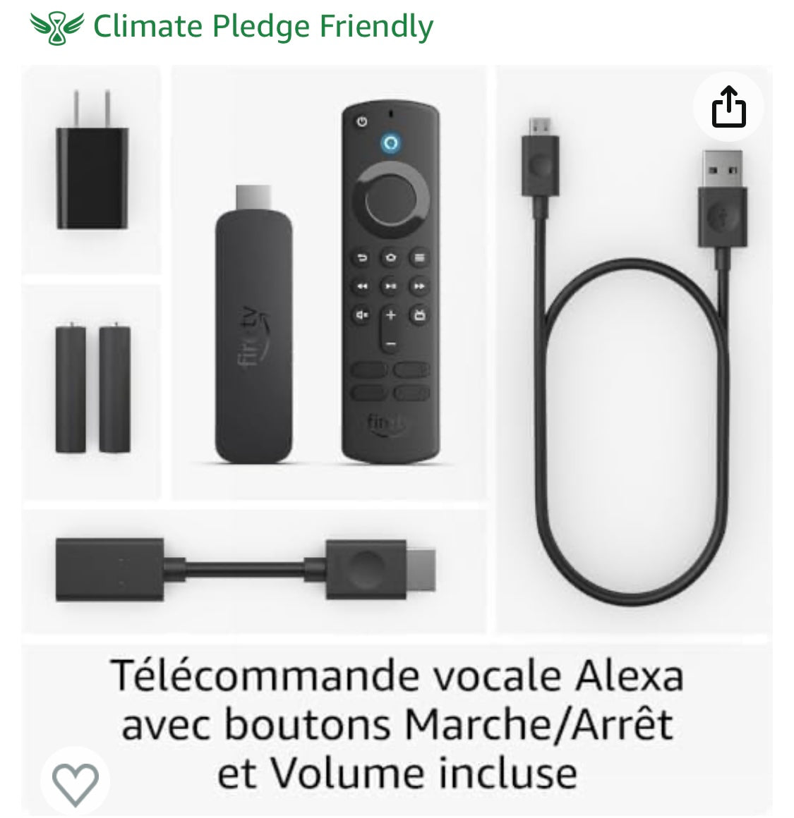 Nouveau Fire TV Stick 4K Ultra HD/Wi-Fi 6/Dolby Vision/Atmos -9.900 F
