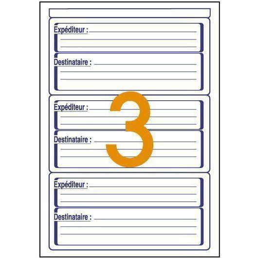 Étiquettes Expédition A5 étui de 48 -20% - GEO Gabon Shop Online