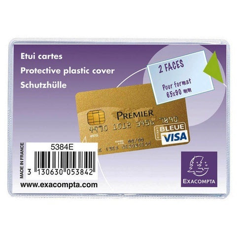 Etui Cartes 2 faces 65x90mm -Destockage !!! - GEO Gabon Shop Online