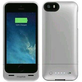 Coque/Batterie argent IPhone 5/5S/SE -Destockage !!! - GEO Gabon Shop Online