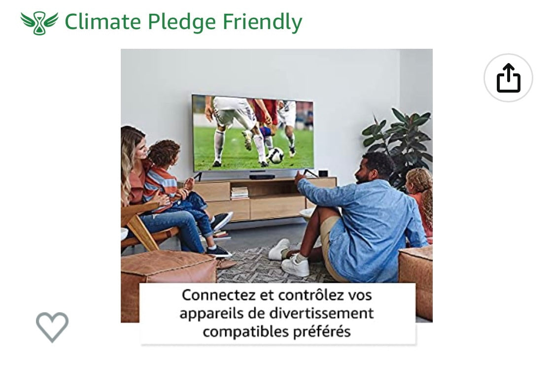 Nouveau Fire TV Cube 4K Ultra HD/Wi-Fi 6E/Dolby Vision/Atmos + étui protection telecde -15.000F