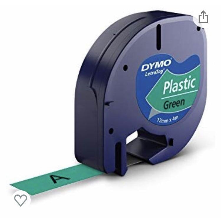 DYMO LT100H Rouleau Etiquettes Plast Vert 12mm -20% - GEO Gabon Shop Online