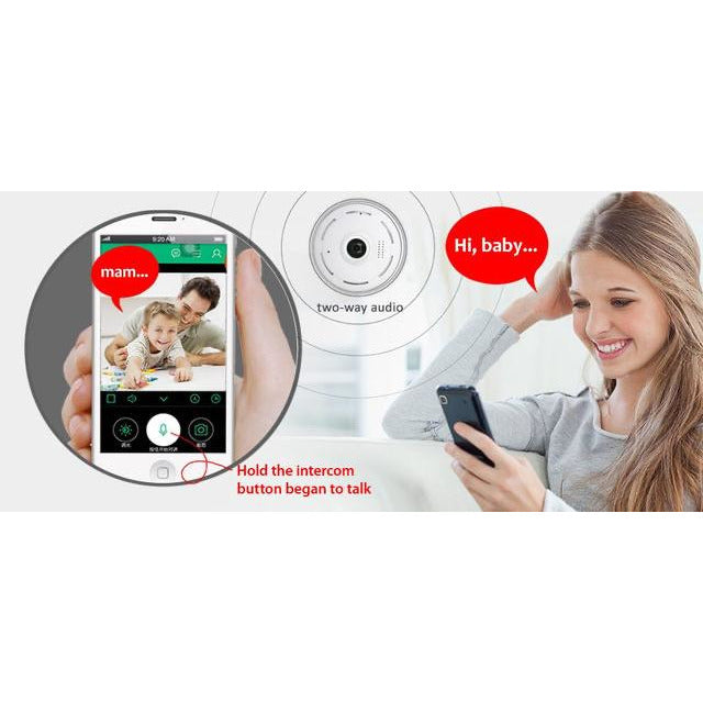 Caméra IP de Surveillance Wi-Fi -50% - GEO Gabon Shop Online