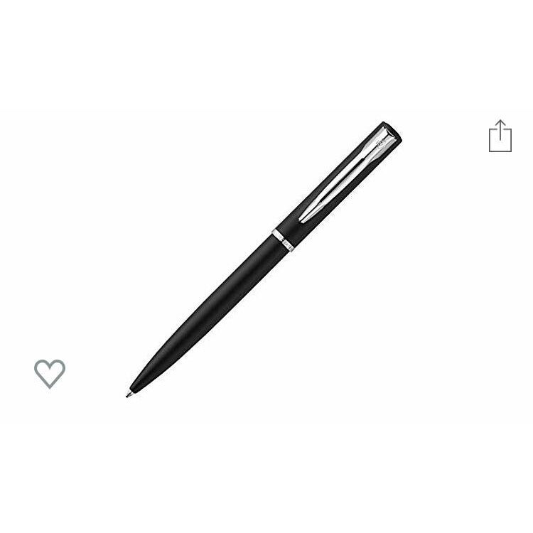 Stylo Bille Waterman Graduate Laqué noir mat encre bleue -33% - GEO Gabon Shop Online