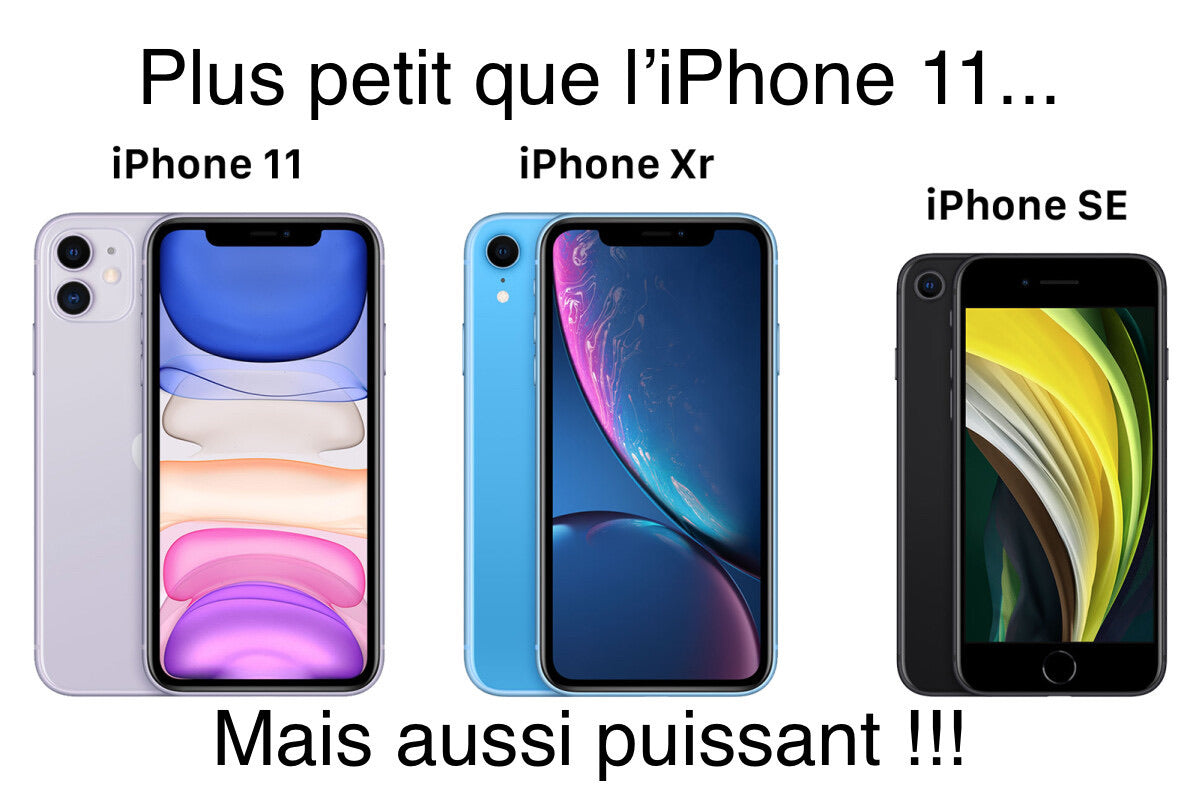 iPhone SE 2020 64 Go 4g/Lte + Coque Protection + chargeur induction -33% - GEO Gabon Shop Online