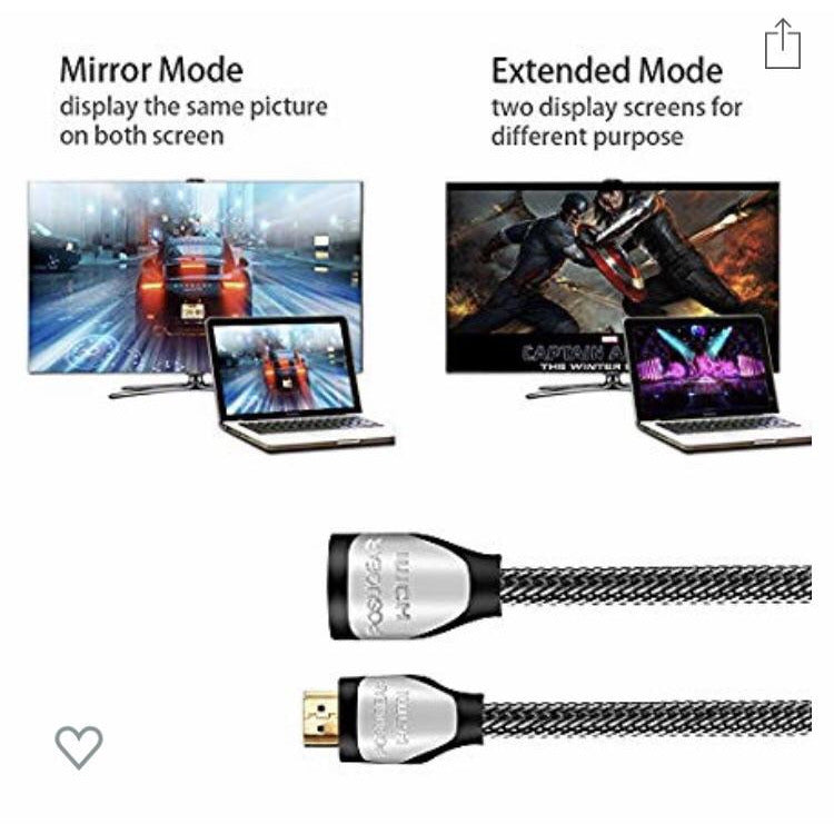 HDMI Rallonge haute qualité M->F 2 m -25% - GEO Gabon Shop Online