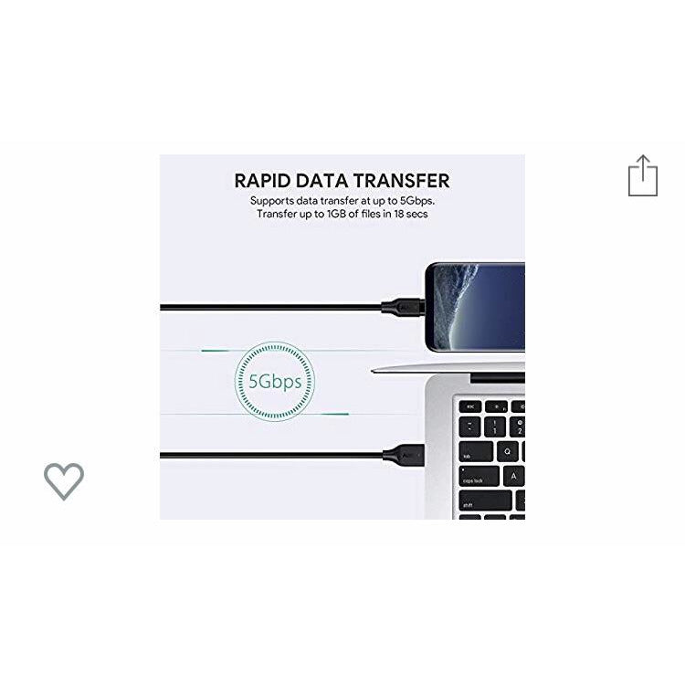 Câble USB type C 1m -33% - GEO Gabon Shop Online