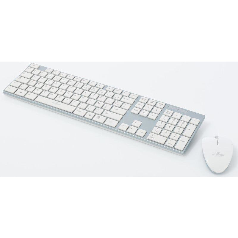 Clavier/Souris Sans Fil Bluestork EASY blanc -20% - GEO Gabon Shop Online