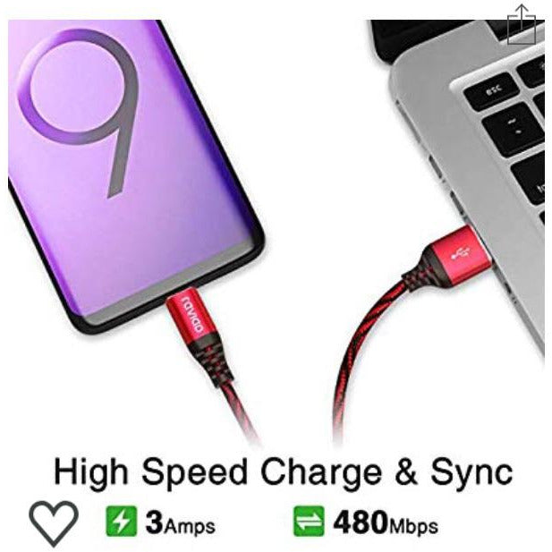 Câble USB type C 2m -20% - GEO Gabon Shop Online