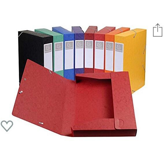 Boite de classement Cartobox dos 25mm A4 ass coul -20% - GEO Gabon Shop Online