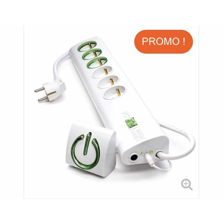 Multiprise Parafoudre ECO TV (3 secteur/3 eco) -33% - GEO Gabon Shop Online