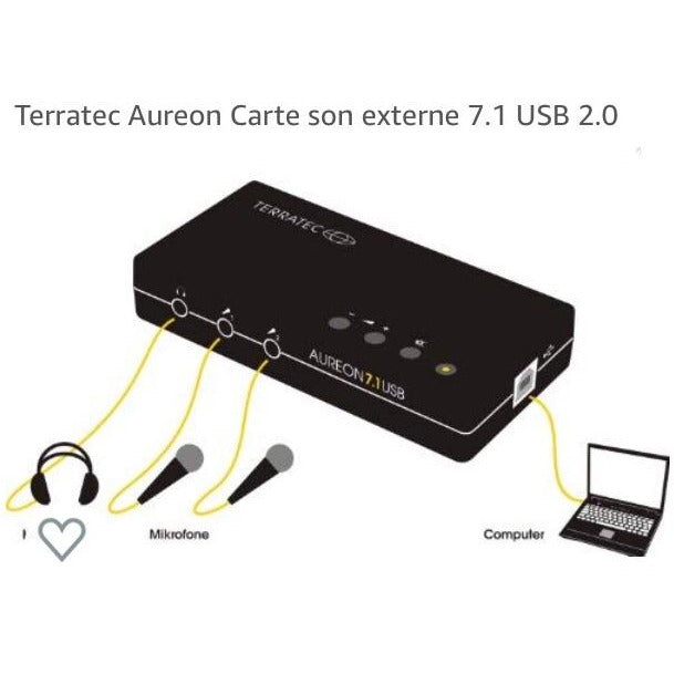 Adaptateur Son/Micro Ext AUREON 7.1 Usb 2.0 -50% - GEO Gabon Shop Online