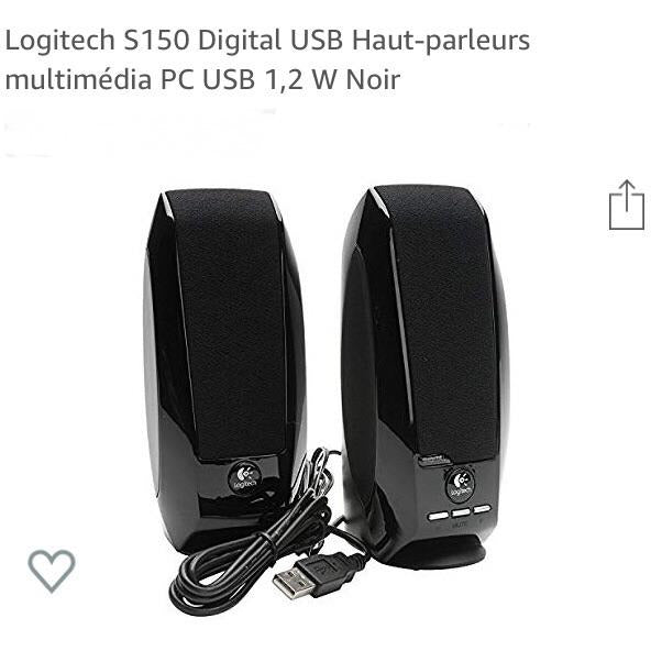 Enceintes S-150 Portatives Usb -25% - GEO Gabon Shop Online