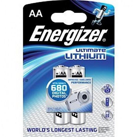 Piles AA/LR6 L91 1.5V LITHIUM blister de 2 -50% - GEO Gabon Shop Online