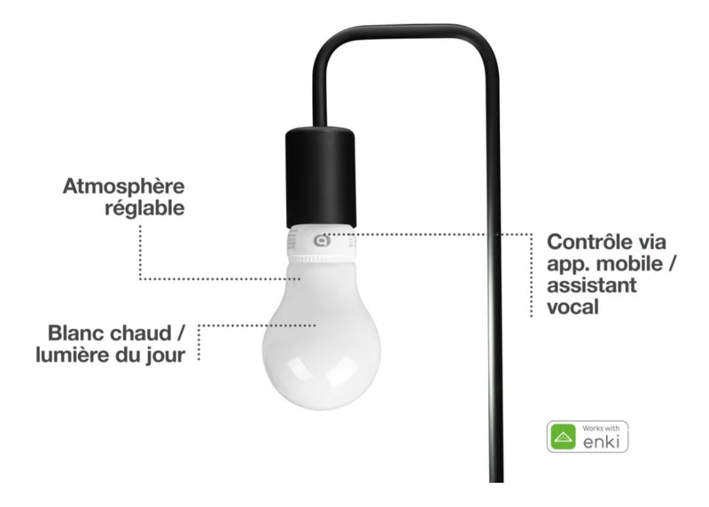 Essentiel B Ampoule connectée 800 lumens White Wifi iOS/Androïd E27 -50%