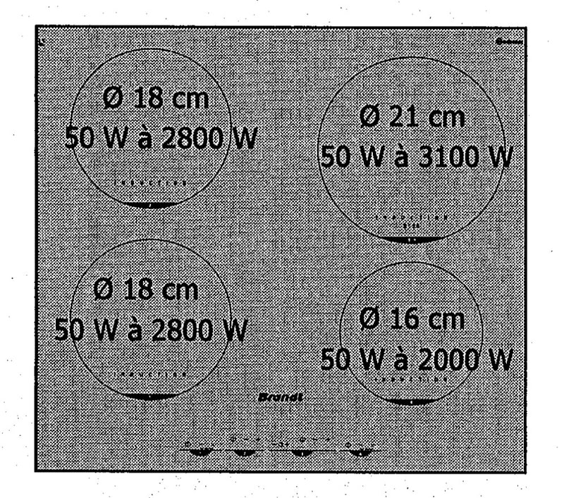 Brandt plaque induction 4 foyers (occasion)