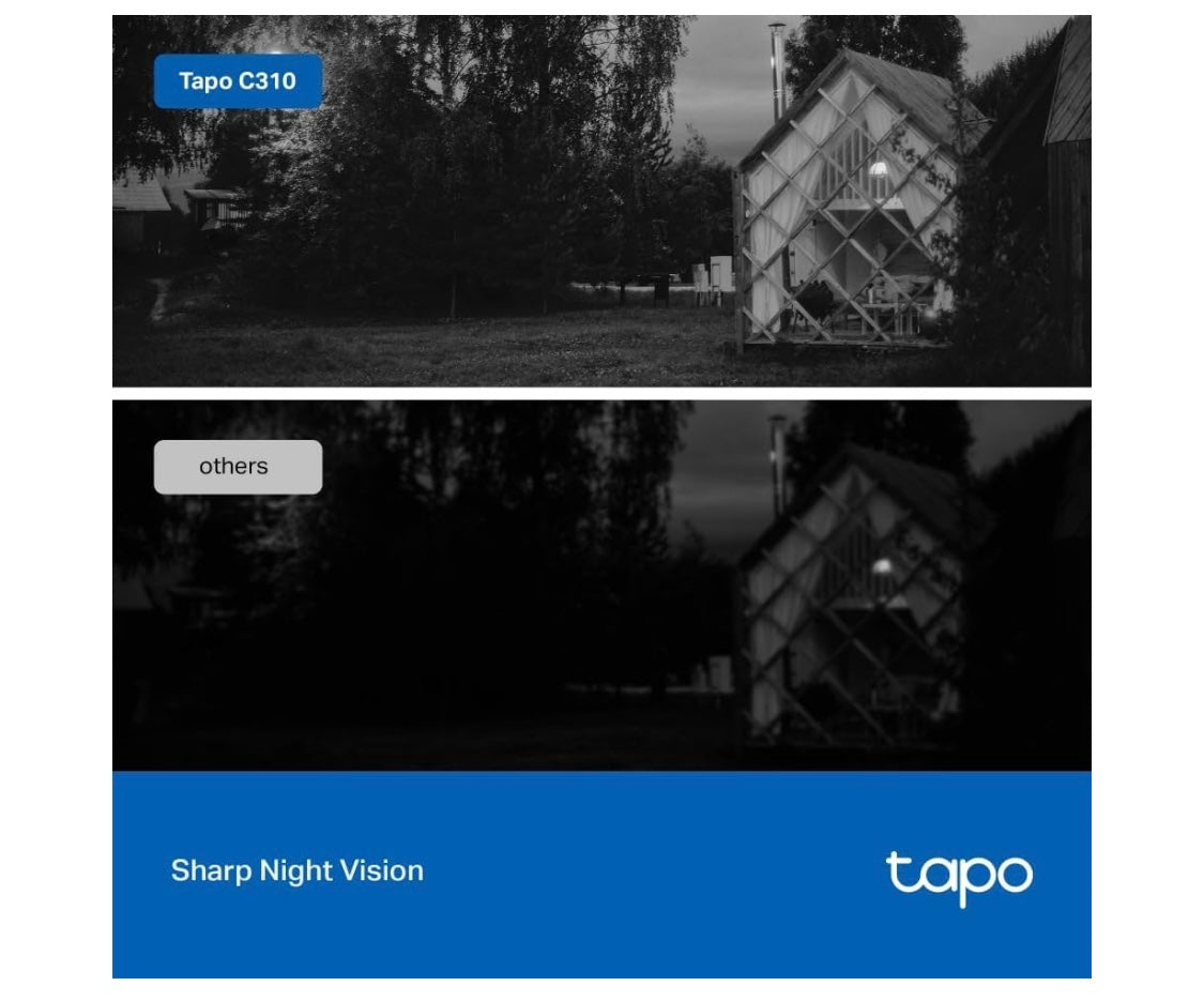 Tapo pack 2 Caméras Wifi de surveillance extérieure 2K 360 iOS/Androïd -20.000F