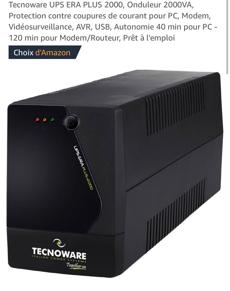 Onduleur 2000VA Line interactive Plus -30.000F