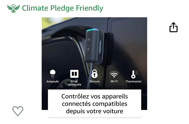 Echo auto 2 avec Alexa iOS/Androïd -19.900F