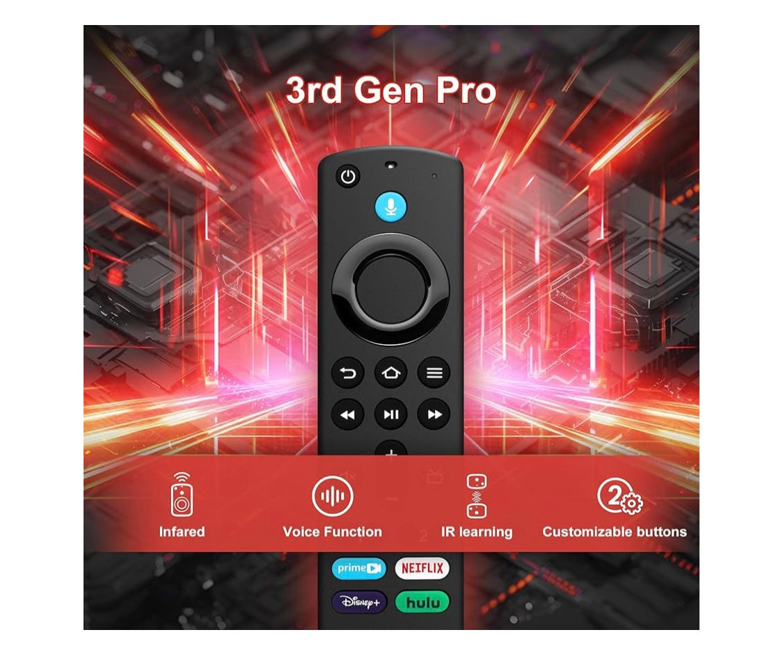 Télécommande Vocale pro pour Fire Tv Stick/Cube -5.000F