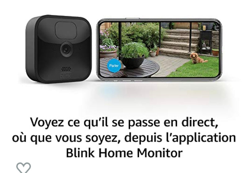 Blink Outdoor pack 4 Caméras autonomes Wifi + Sync module 2 (surveillance extérieure) iOS/Androïd -50.000F