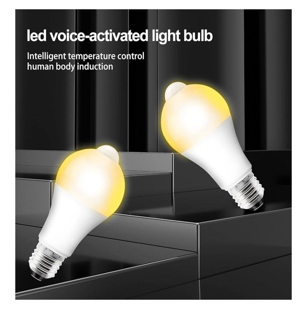 Ampoule 15w à détecteur de mouvements (blanc chaud) E27 -5.000F