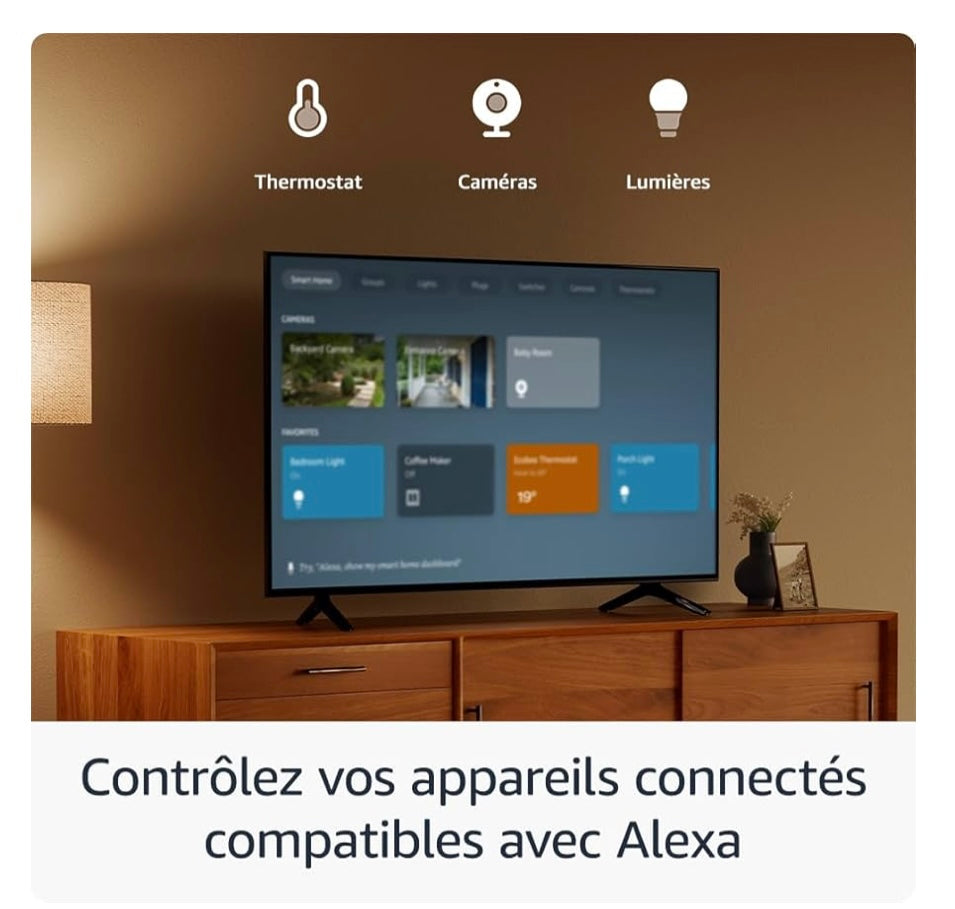 Nouveau Fire TV Stick HD/Wifi 5 avec télécommande vocale -9.900F
