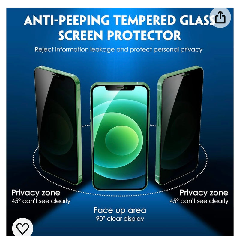 Protection verre trempé écran IPhone 12 Pro max (pack de 2) -Destockage !!!