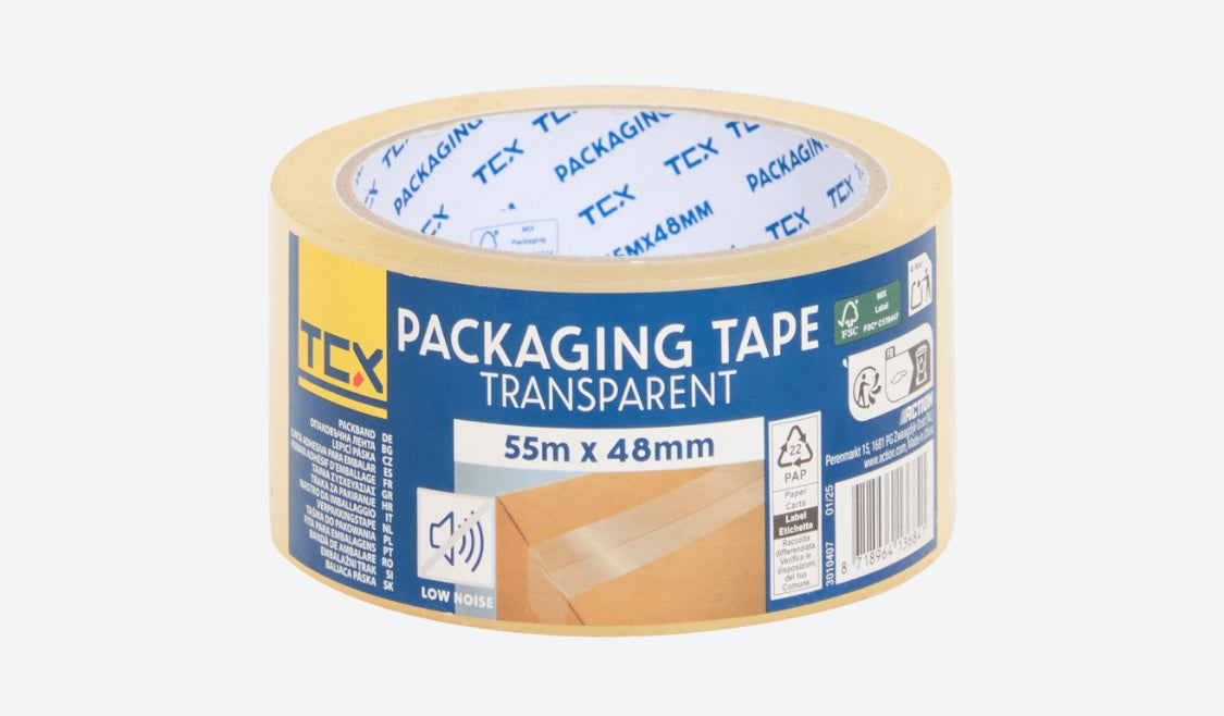 Adhésif emballage transparent 55mx4,8cm -20%