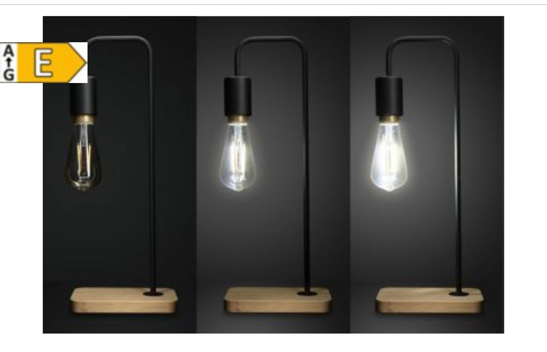 Essentiel B Ampoule connectée 800 lumens White Edison à Filaments Wifi iOS/Androïd E27 -5.000F