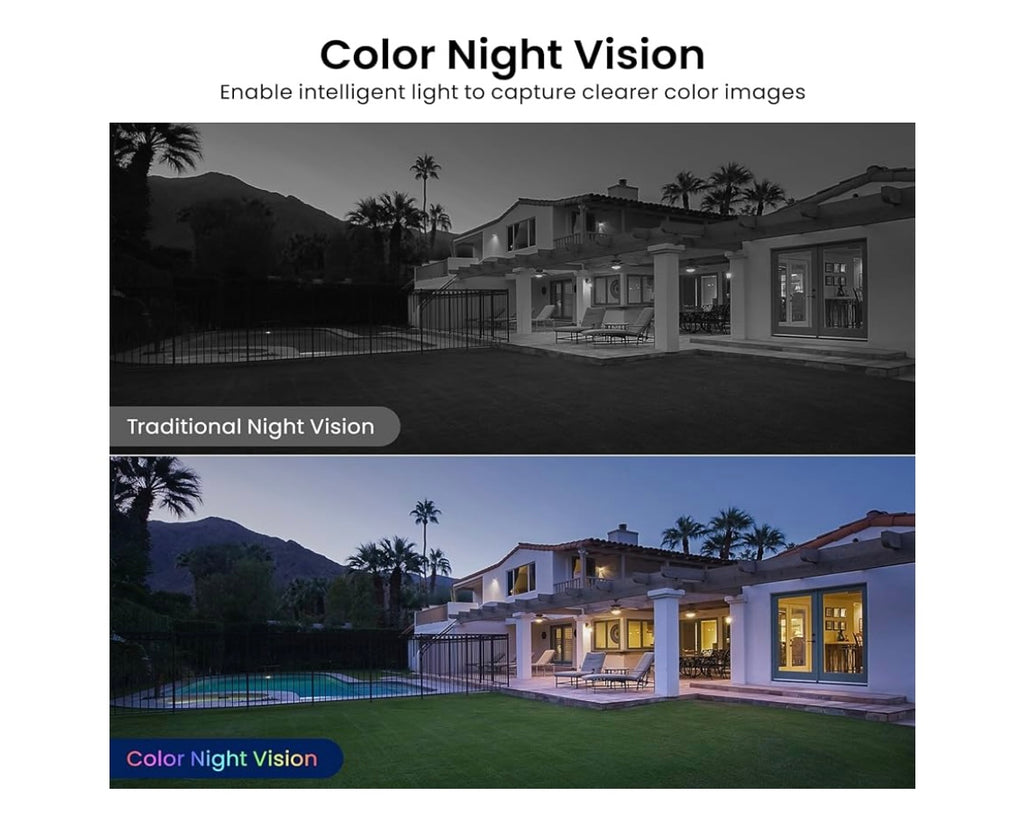 Aoqee pack 2 Caméras Wifi de surveillance intérieure 2K iOS/Androïd -20.000F