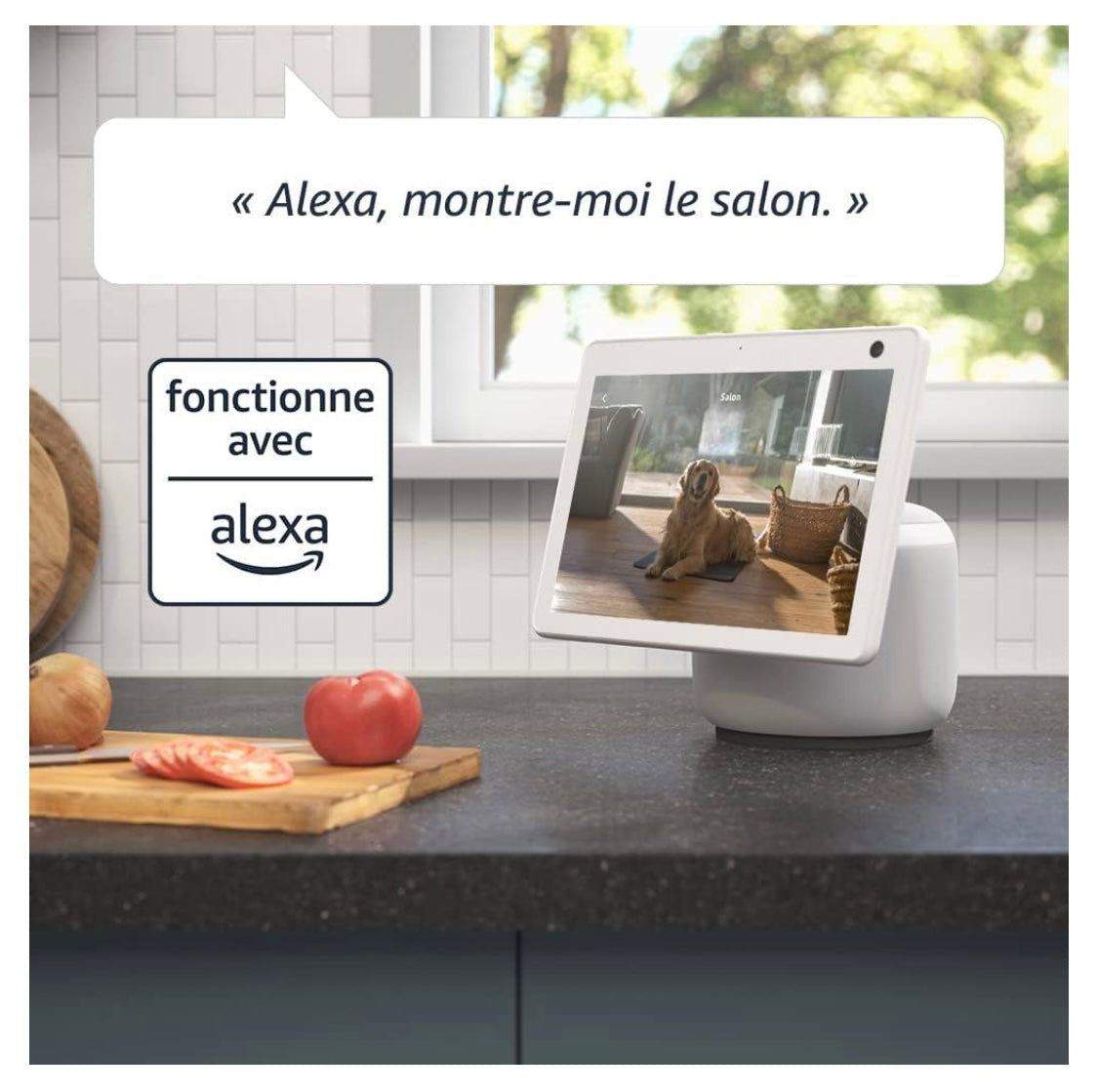 Blink mini Pan-tilt Caméra Wifi de surveillance intérieure avec support inclinable iOS/Androïd -10.000F