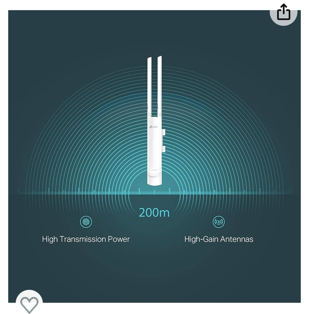 Wifi Outdoor Access Point -20.000F