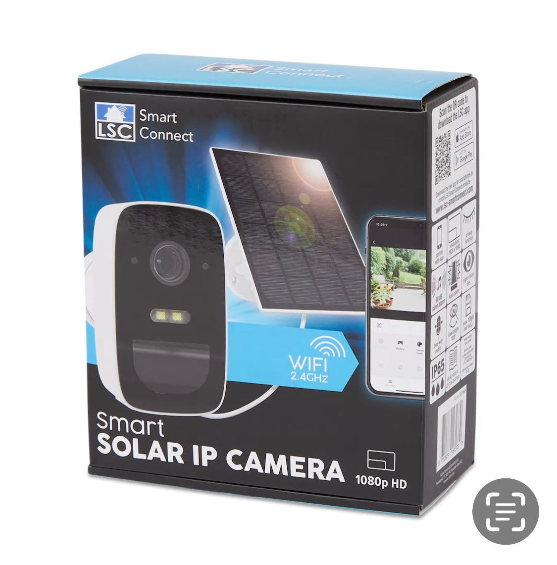 Lsc Caméra Wifi de surveillance extérieure panneau solaire (iOS/Androïd) -10.000F