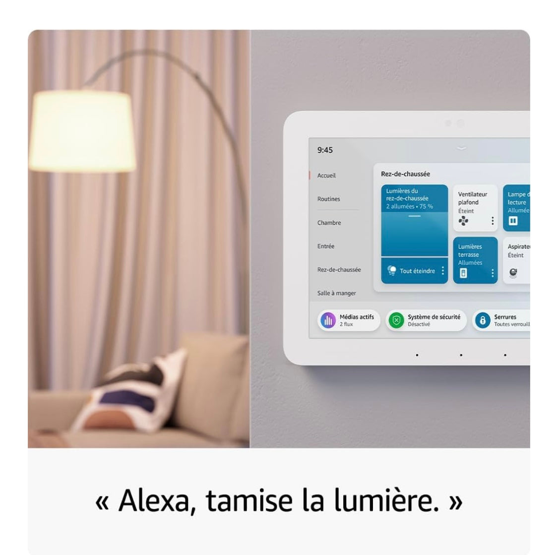 Echo Hub avec Alexa (écran contrôle maison connectée) -20.000F