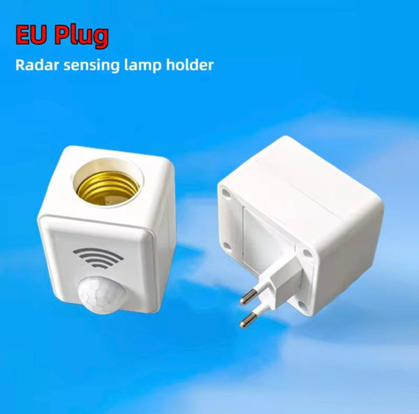 Support Ampoule E27/Prise à détecteur de mouvement -2.000F