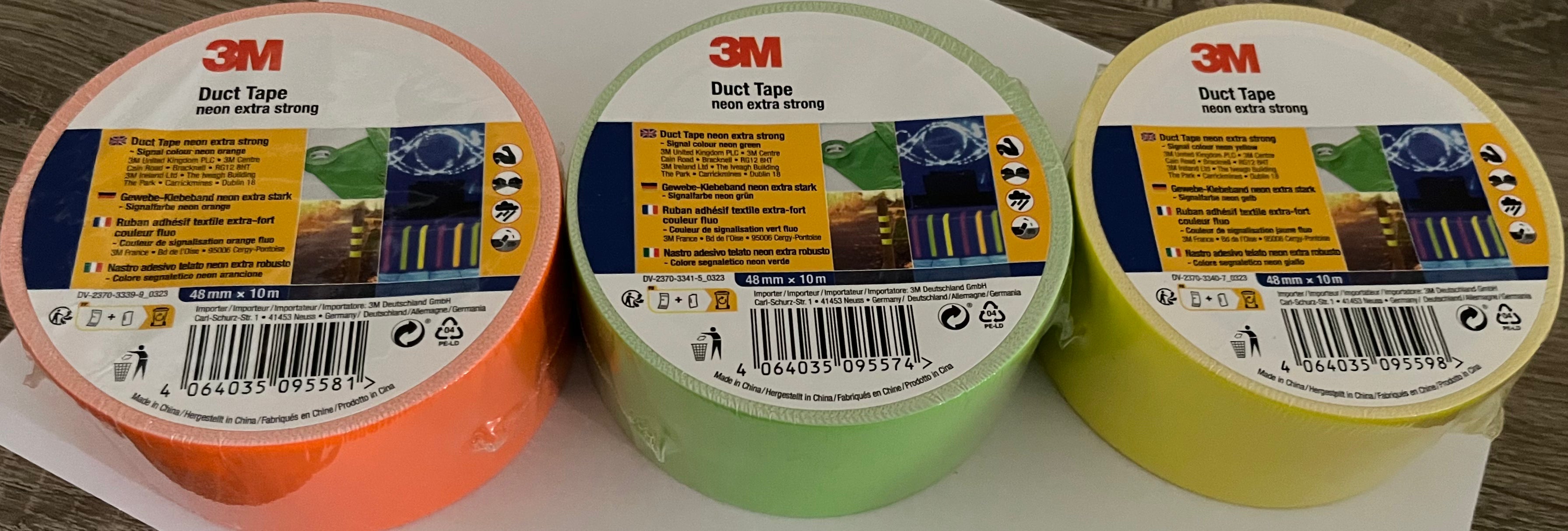 Adhésif Textile Neon Extra Strong Jaune 10mx48mm -33%