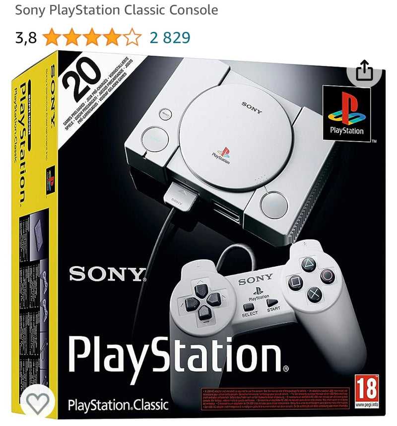 Playstation Console de jeu + 20 jeux