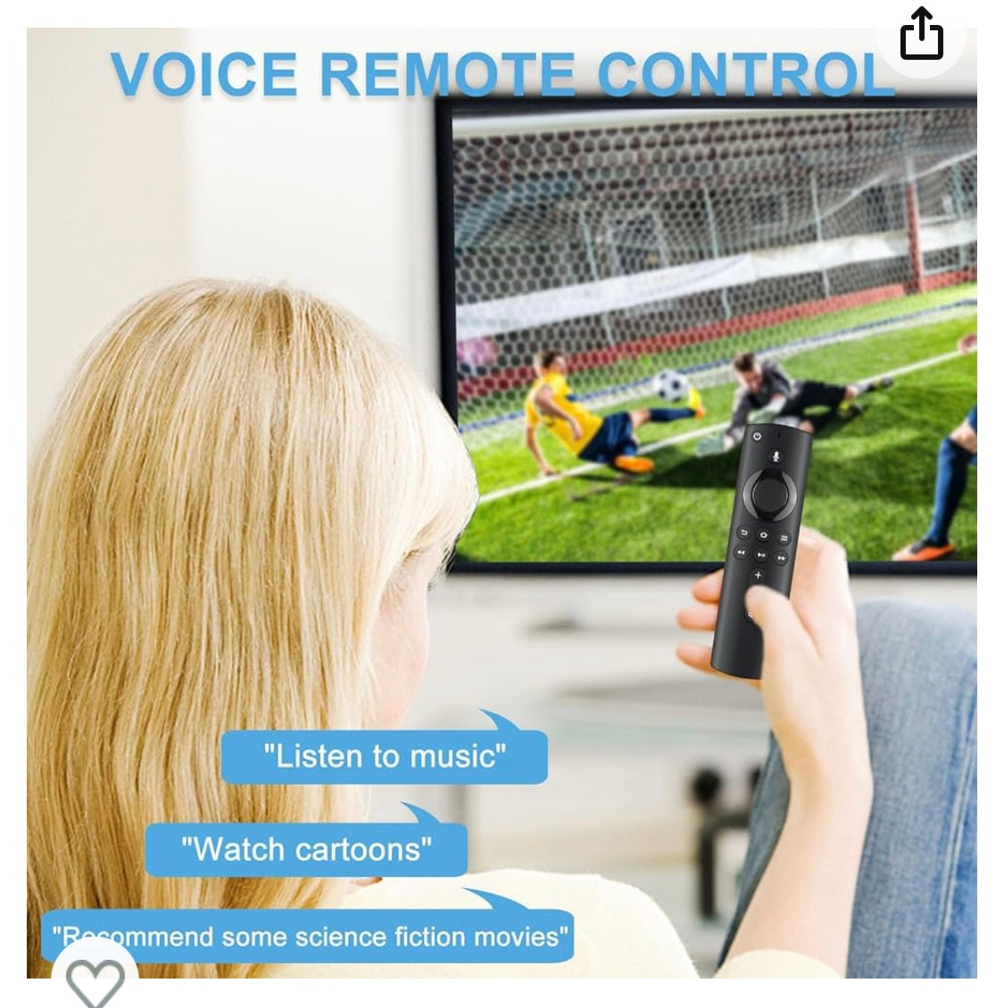 Télécommande pour Fire Tv Stick/Cube -5.000F