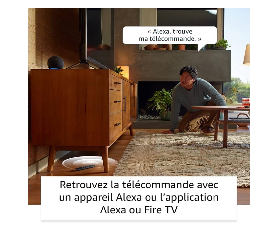 Télécommande Vocale Pro pour Fire Tv Stick/Cube -10.000F
