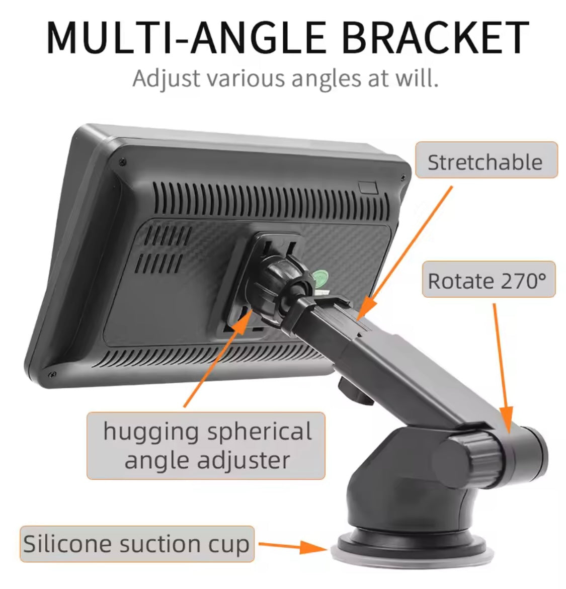 CarPlay et Android auto écran 7’ wireless