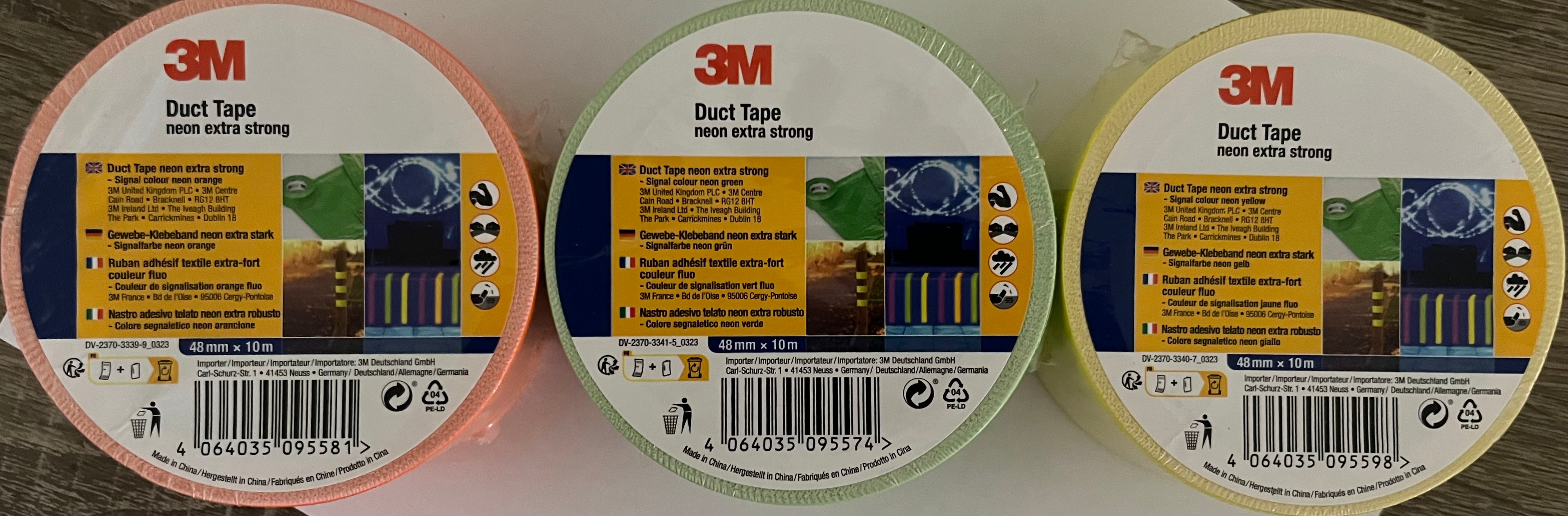 Adhésif Textile Neon Extra Strong Jaune 10mx48mm -33%