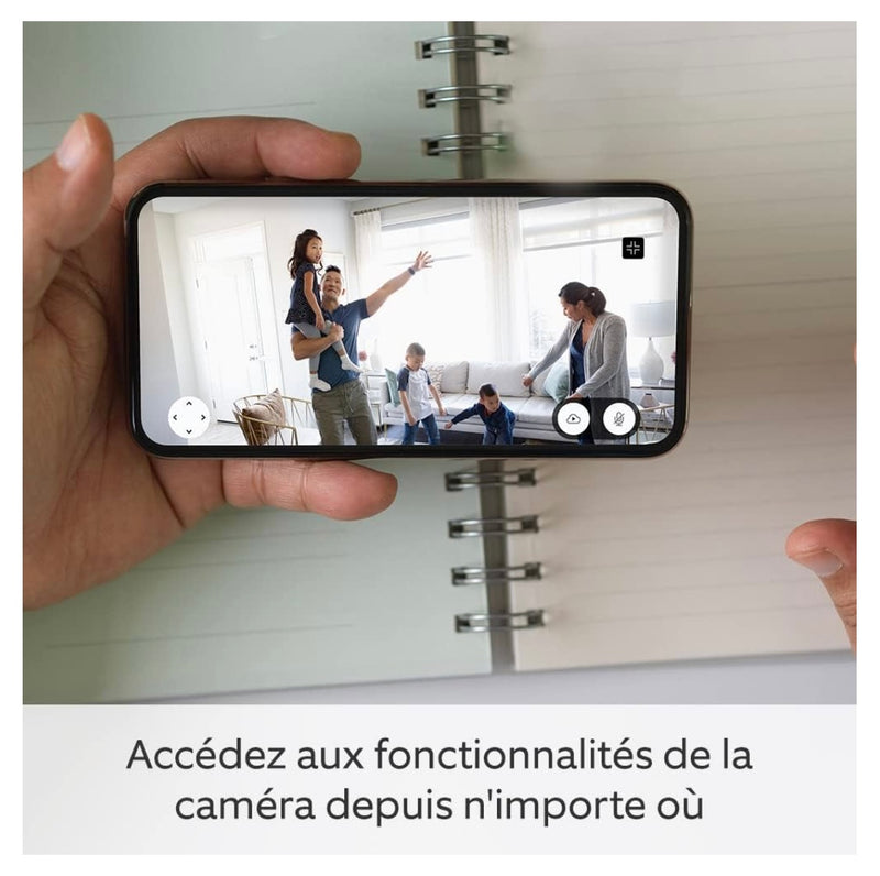 Blink mini Pan-tilt Caméra Wifi avec support orientable (surveillance intérieure) iOS/Androïd -10.000F