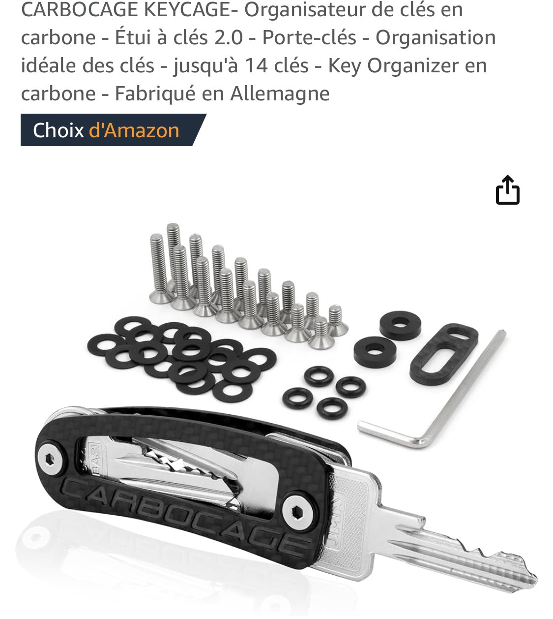 Porte-Clés/Organiseur Clés -5.000 F