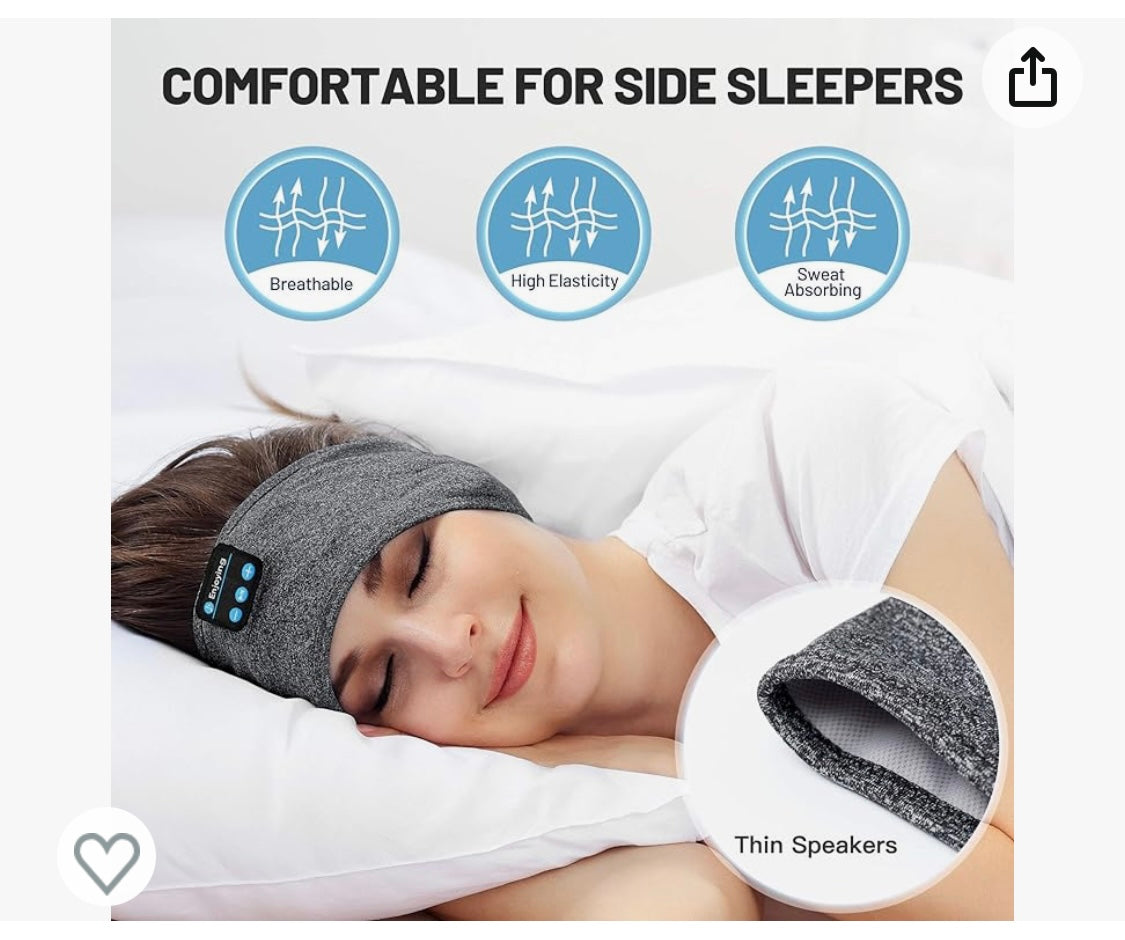 Casque sommeil et Bandeau sport Bluetooth -4.900F